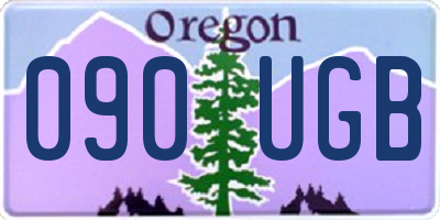 OR license plate 090UGB