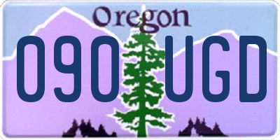 OR license plate 090UGD