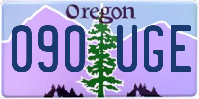 OR license plate 090UGE
