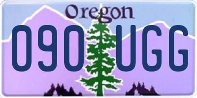 OR license plate 090UGG