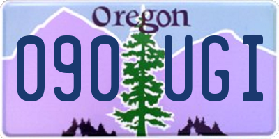 OR license plate 090UGI