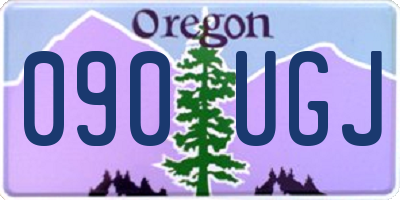 OR license plate 090UGJ