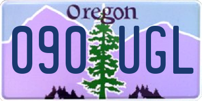 OR license plate 090UGL