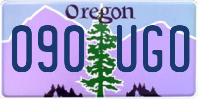 OR license plate 090UGO