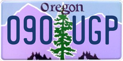 OR license plate 090UGP