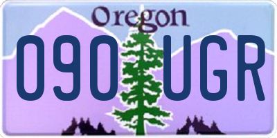 OR license plate 090UGR