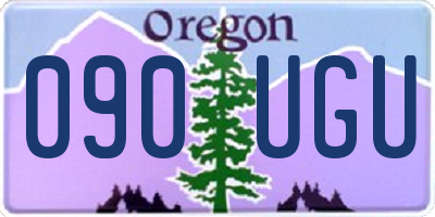 OR license plate 090UGU