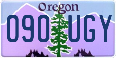 OR license plate 090UGY