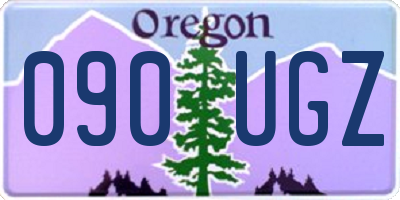 OR license plate 090UGZ