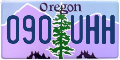 OR license plate 090UHH