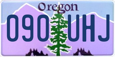 OR license plate 090UHJ
