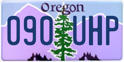 OR license plate 090UHP