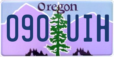 OR license plate 090UIH
