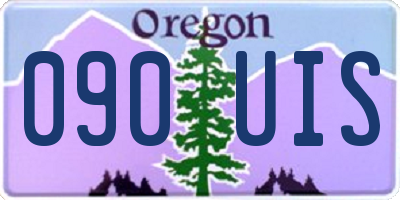OR license plate 090UIS