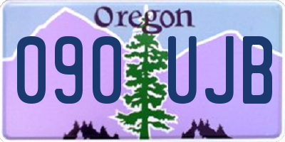OR license plate 090UJB