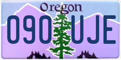 OR license plate 090UJE