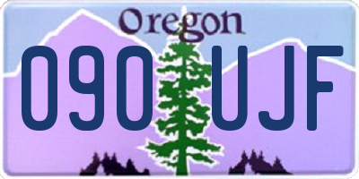 OR license plate 090UJF