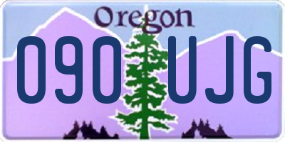 OR license plate 090UJG