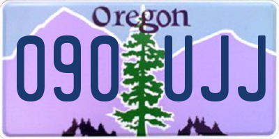 OR license plate 090UJJ