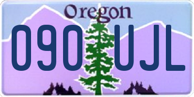 OR license plate 090UJL