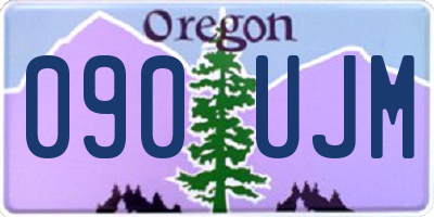 OR license plate 090UJM