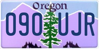 OR license plate 090UJR