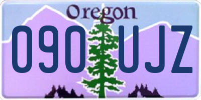 OR license plate 090UJZ