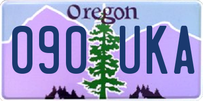 OR license plate 090UKA