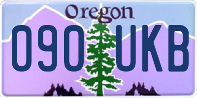 OR license plate 090UKB