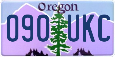 OR license plate 090UKC