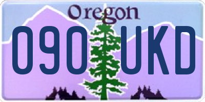 OR license plate 090UKD