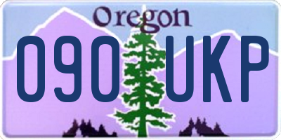 OR license plate 090UKP