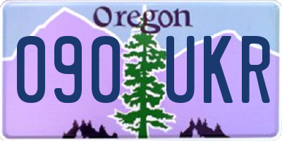 OR license plate 090UKR