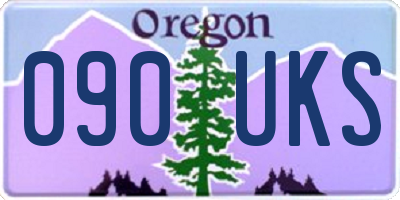 OR license plate 090UKS
