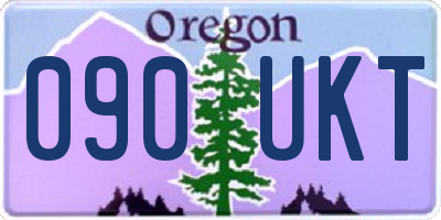 OR license plate 090UKT