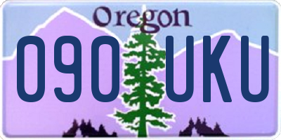 OR license plate 090UKU