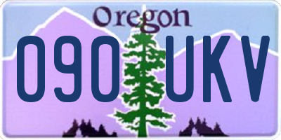 OR license plate 090UKV