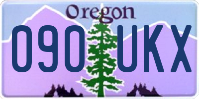 OR license plate 090UKX