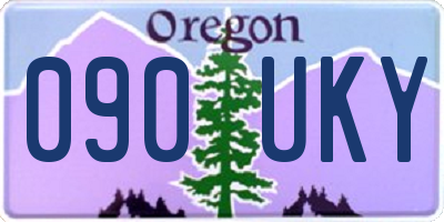 OR license plate 090UKY