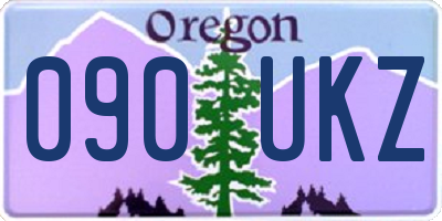 OR license plate 090UKZ