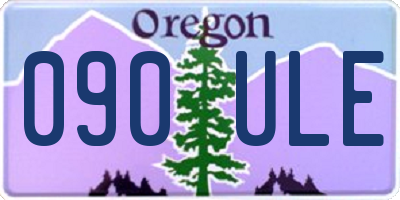 OR license plate 090ULE