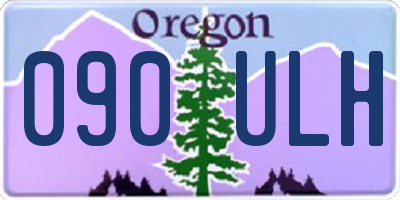 OR license plate 090ULH