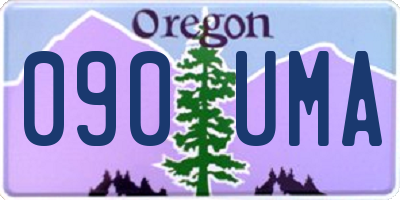 OR license plate 090UMA