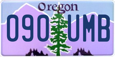 OR license plate 090UMB