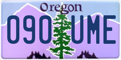OR license plate 090UME