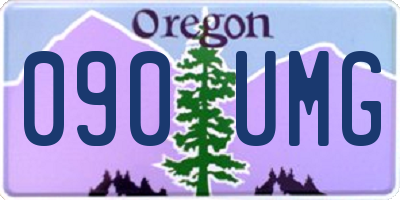 OR license plate 090UMG