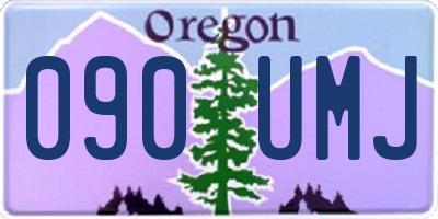 OR license plate 090UMJ