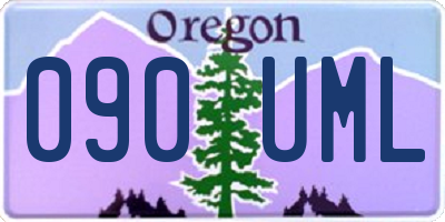 OR license plate 090UML