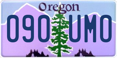 OR license plate 090UMO