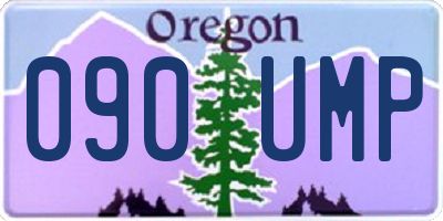 OR license plate 090UMP